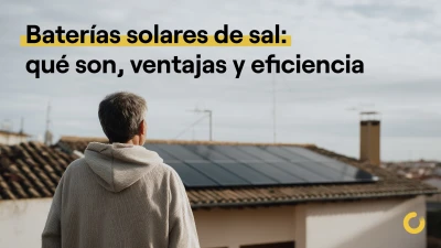¿Qué son las baterías solares de sal?
