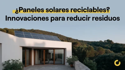 Paneles solares reciclables