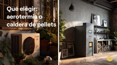 ¿Qué elegir: aerotermia o caldera de pellets? Comparativa completa para tu hogar