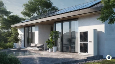 Aerotermia con placas solares